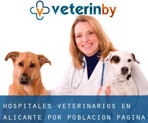hospitales veterinarios en Alicante por población - página 2